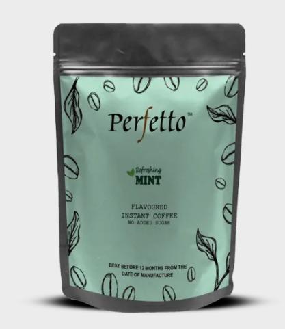 Perfetto Mint Flavoured Coffee Pouch