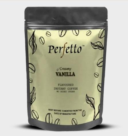 Perfetto Vanilla Flavoured Coffee Pouch