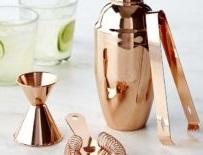 Copper bar items from Williams Sonoma 