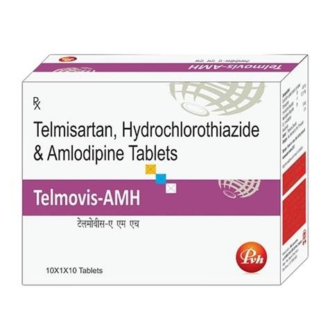 Telmisartan, Hydrochlorothiazide And Amlodipine Tablets