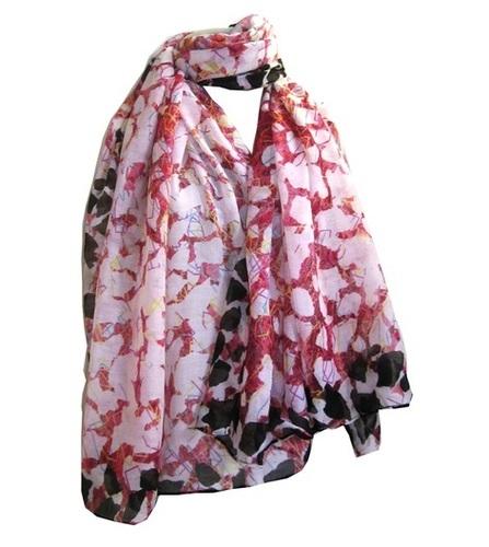 Flower Printed Voile Pareo