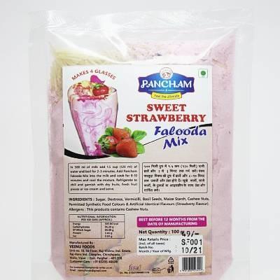 Sweet strawberry falooda mix