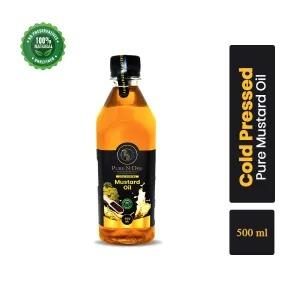 500 ml Cold Pressed Mustard Oil, Pure N Desi Mustard Oil
