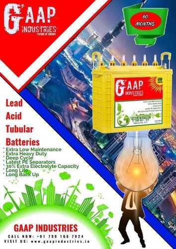 Lead Acid Tubular Batteries 40Ah-250Ah in 12V (Solar / Inverters / UPS)
