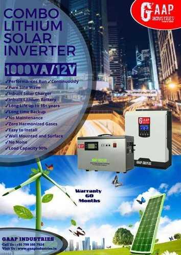 Combo Lithium Solar Inverters 1000VA/12V/24V