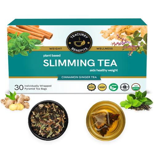Teacurry Slimming Tea Box with Diet Chart - Helps in Weight Loss for both Men & Women