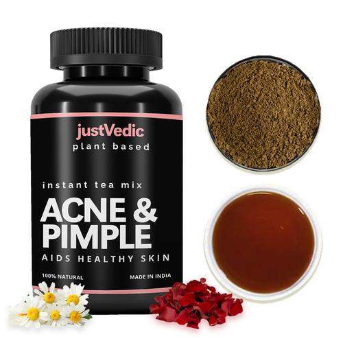 Justvedic Acne and Pimple Drink Mix - Helps with Pimples, Acne, Nodules & Pustules