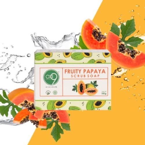 Fruit Papaya Scrub Soap