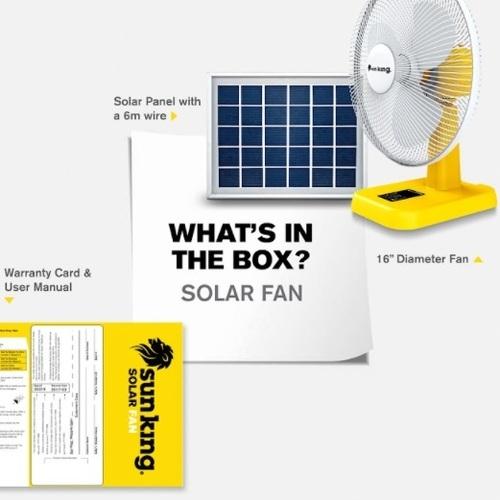 Sun King Solar Fan