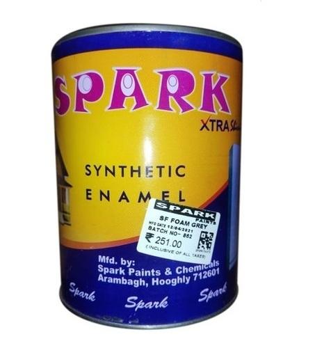 1 L Spark Xtra Shining SF Foam Grey Synthetic Enamel Paint