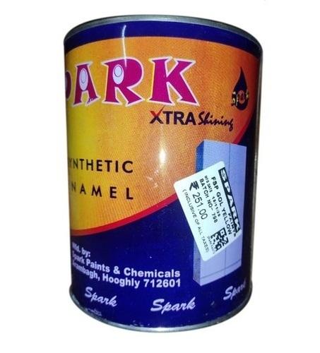 1 L Spark Xtra Shining FSP Gol Yellow Synthetic Enamel Paint