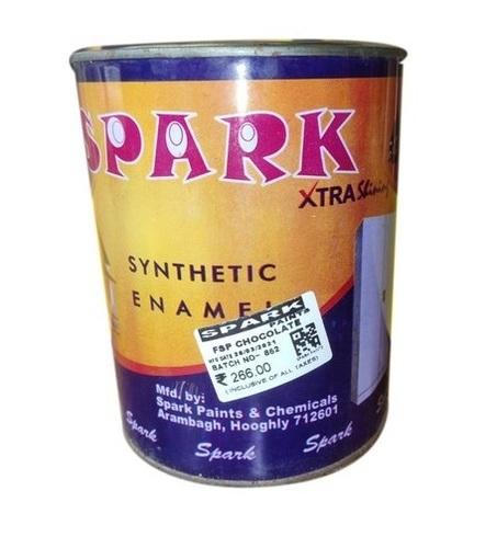 1 L Spark Xtra Shining FSP Chocolate Synthetic Enamel Paint