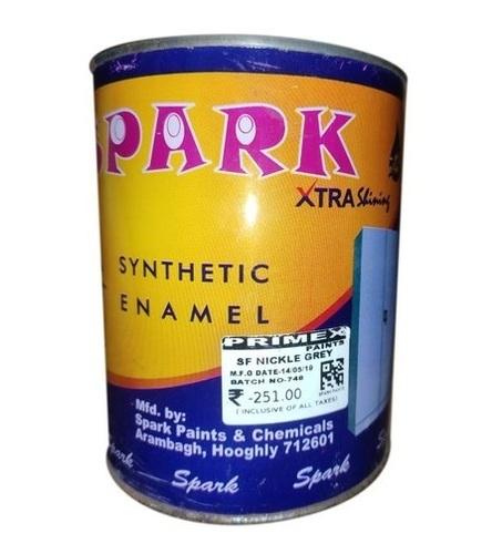 1 L Spark Xtra Shining SF Nickle Grey Synthetic Enamel Paint