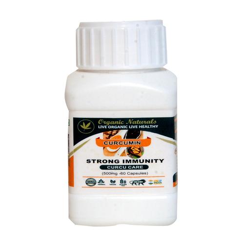 CURCU CARE, CURCUMIN PEPERINE 500 MG HARD GEL CAPSULES