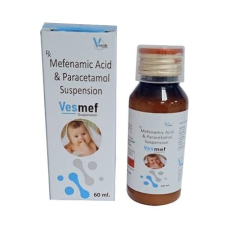 60ml Mefenamic Acid and Paracetamol Suspension