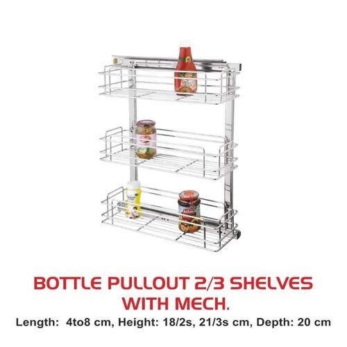 Bottle Pullout 2/3 Shelves with Mech