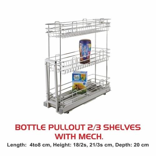 Bottle Pullout 2/3 Shelves with Mech