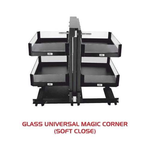 Glass Universal Magic Corner (Soft Close)