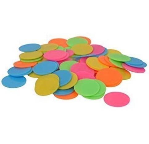 Multicolor Plastic Token