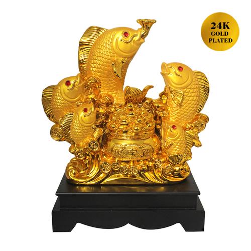 GOLD SILVER PLATED STATUE