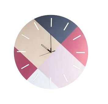 Colour Palette Metal wall clock