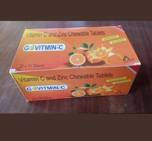 Vitamin C and Zinc Chewable Tablets