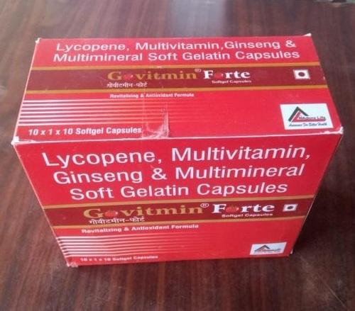 Lycopene, Multivitamin, Ginseng & Multimineral Soft Gelatin Capsules