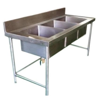 3 Bowl Stainless Steel Sink