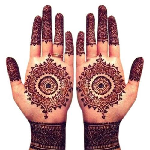 Two Hands with Mehendi
