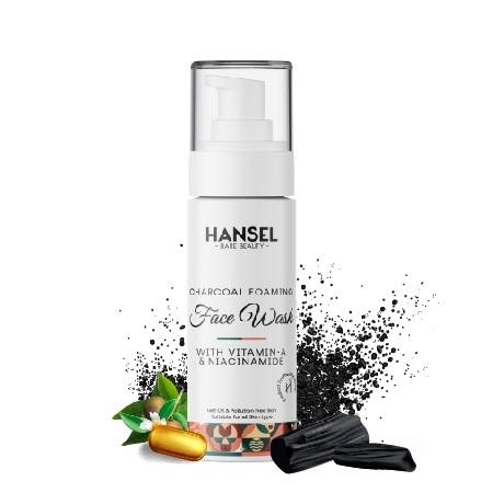 Hansel Bare Beauty Charcoal Foaming Face Wash 