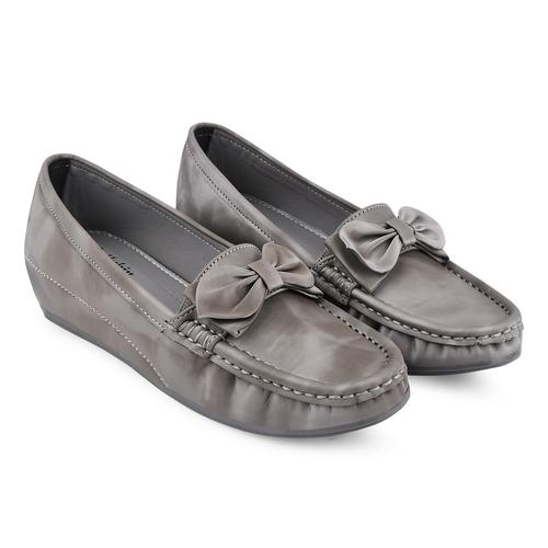 DOLLPHIN Women flat loafer Inn-119 Grey
