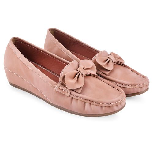 DOLLPHIN Women flat loafer Inn-119 Peach
