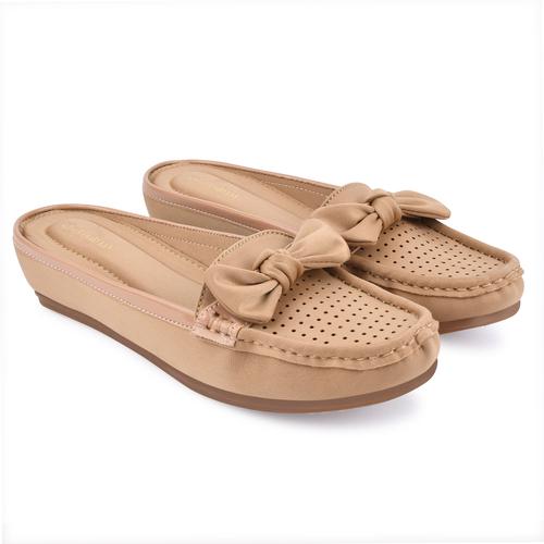 DOLLPHIN Women flat loafer Inn-120 Beige