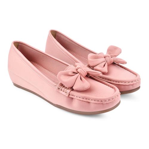 DOLLPHIN Women flat loafer Inn-121 Peach