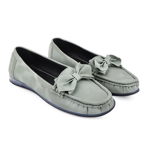 DOLLPHIN Women flat loafer Kia-003 Green