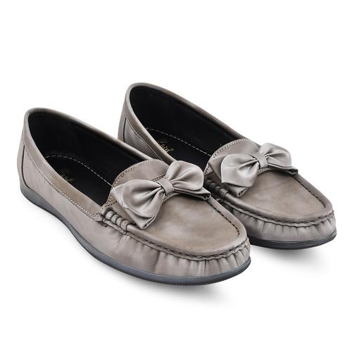 DOLLPHIN Women flat loafer Kia-003 Grey