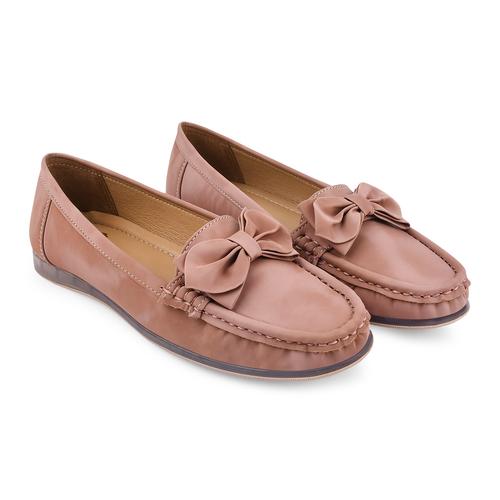 DOLLPHIN Women flat loafer Kia-003 Peach