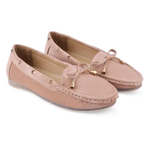 DOLLPHIN Women flat loafer Kia-004 Peach