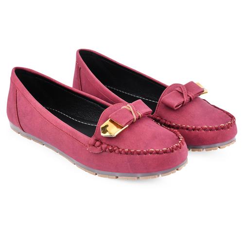 DOLLPHIN Women flat loafer Kim-507 Cherry