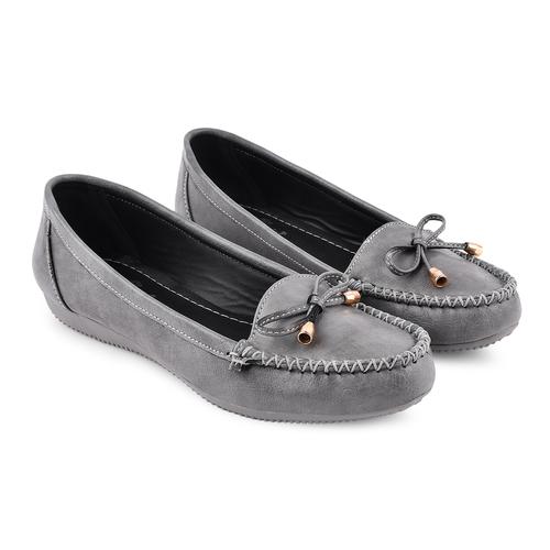DOLLPHIN Women flat loafer Tre-03 Grey