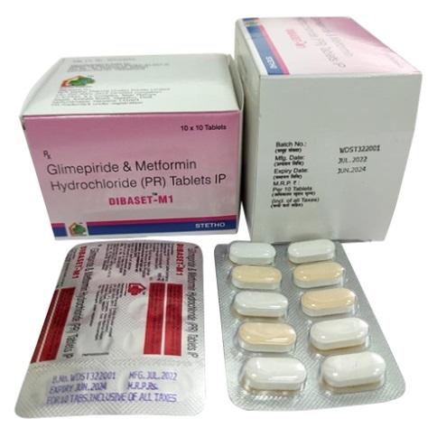 Glimepiride And Metformin Hydrochloride (PR) Tablets IP