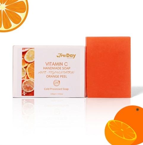 True Day Handmade Vitamin C And Orange Peel Soap