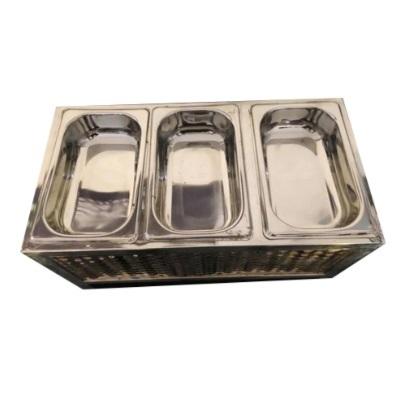 Stainless Steel Catering Chutney Tray
