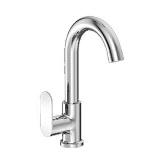 CP Swan Neck Pillar Tap With Extended Spout