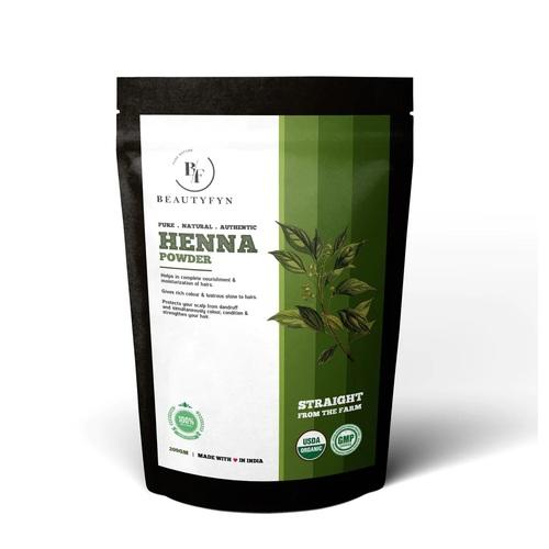 BEAUTYFYN Herbal Henna Powder (200gm) For Hair Care