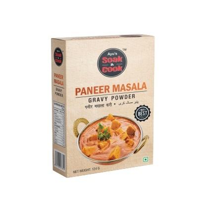 Ayu's Soak & Cook Paneer Masala Curry/Gravy Powder 124g