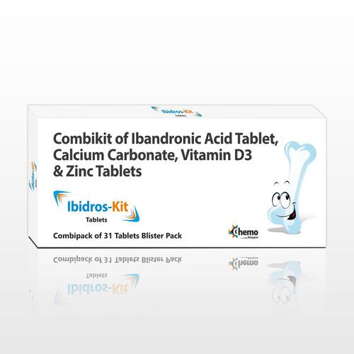 Ibandronic Acid + Calcium + Vitamin D3 + Zinc 