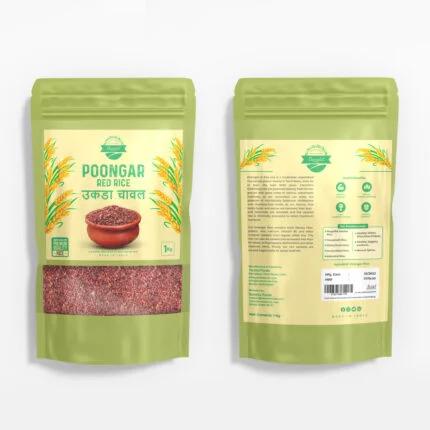 Organic Poongar Red Rice (Traditional Red Rice) 