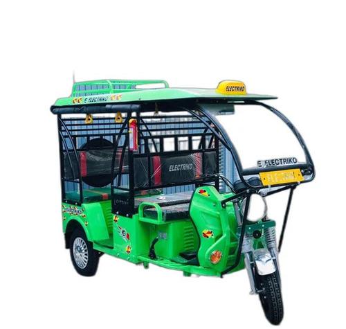 Green Battery Operated Rickshaw