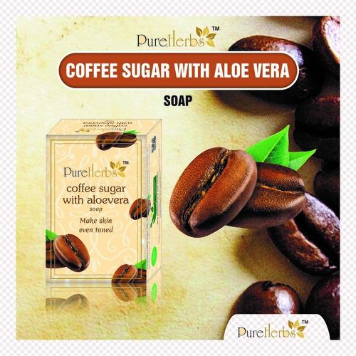 Coffee Sugar Soap With Aloevera